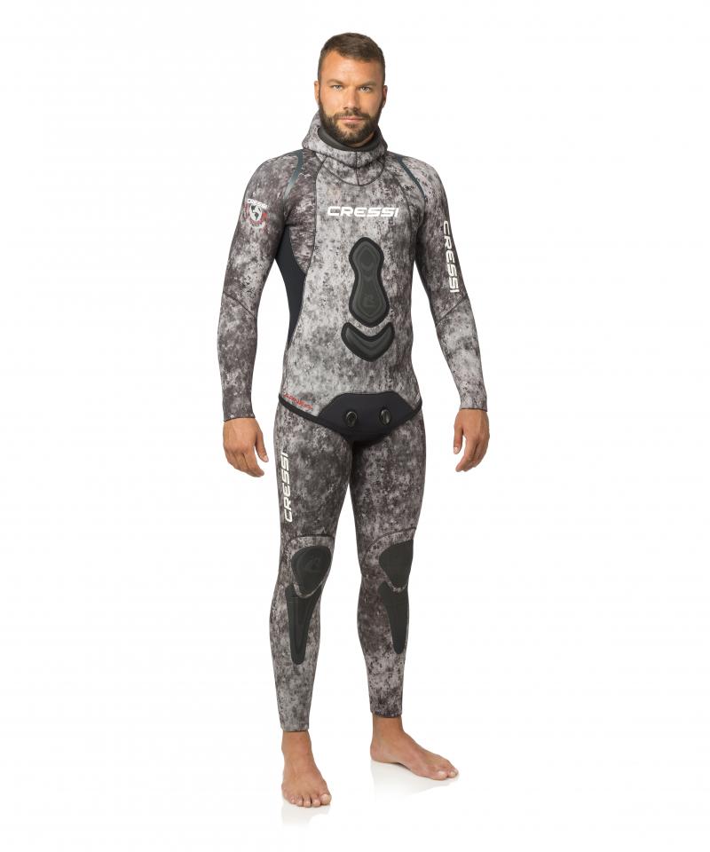 traje húmedo de buceo cressi apnea camuflaje 5mm para hombre